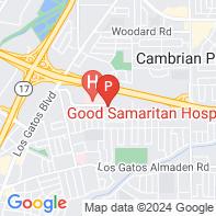 View Map of 2400 Samaritan Drive,San Jose,CA,95124